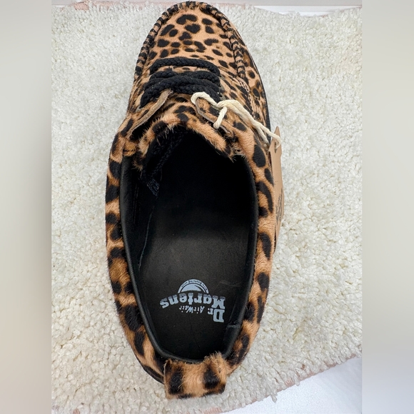 Dr. Martens Lowell Leopard Print Moc Toe Shoes/ Size US 6M-7W/ NWB/ MSRP 130 - Picture 9 of 9